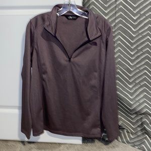 Mauve Purple NorthFace 3/4 zip jacket